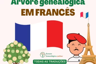 Árvore genealógica da Família em Francês