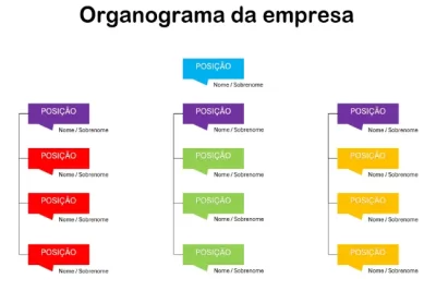 organograma para preencher