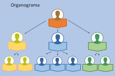 organograma a editar em powerpoint